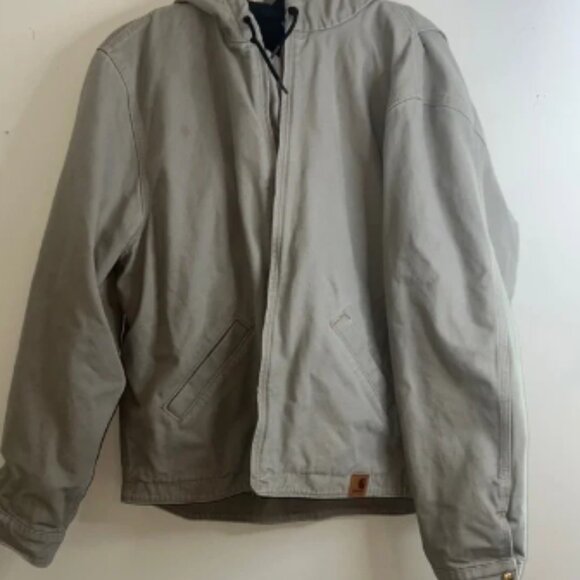 Men’s Carhartt light brown/beige color jacket - Picture 1 of 6